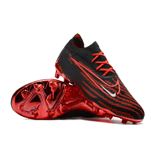 Nike Phantom GX Elite Black and Red Firm Ground FG Kids Football Boot