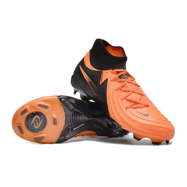 Nike Phantom Luna 2 Elite Orange and Black Firm Ground FG Kids Football Boot