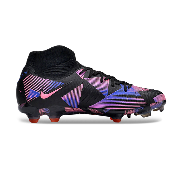 Nike Phantom Luna Elite Black and Pink Firm Ground FG Kids Football Boot