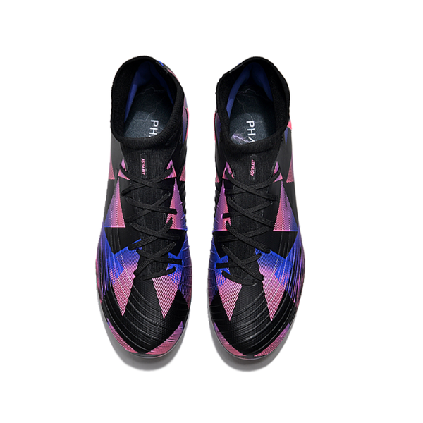Nike Phantom Luna Elite Black and Pink Firm Ground FG Kids Football Boot