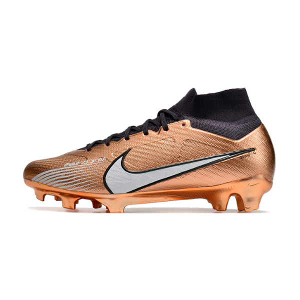 Botas de fútbol Nike Zoom Mercurial Superfly 9 Elite Generation Pack para niños, color blanco y negro, para terreno firme FG