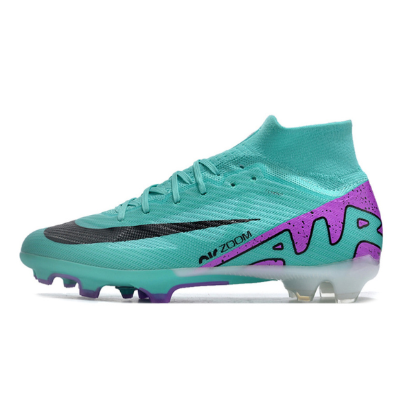 Nike Zoom Mercurial Superfly 9 Elite Peak Ready Pack Green and Black Firm Ground FG Kids Football Boot