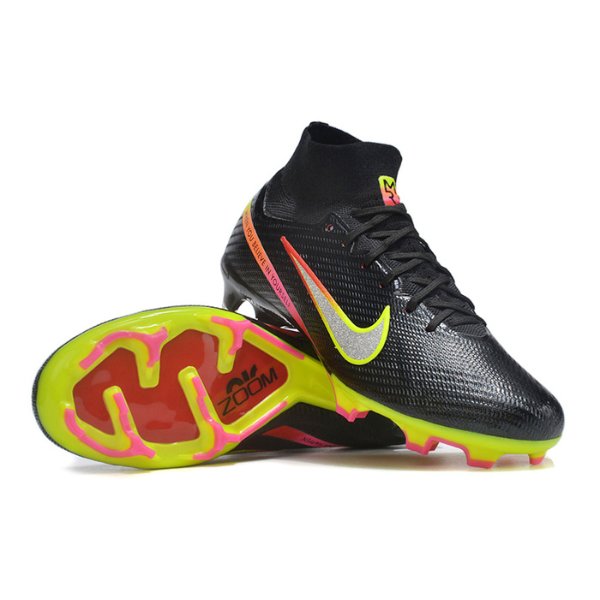 Nike Zoom Mercurial Superfly 9 Elite Black Pack Firm Ground FG Kids Football Boot
