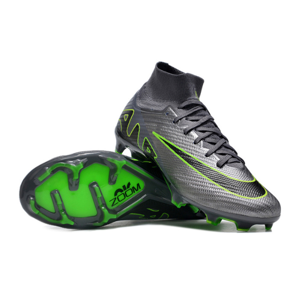 Nike Zoom Mercurial Superfly 9 Elite R9 Concept Pack Black and Blue Firm Ground FG Kids Football Boot