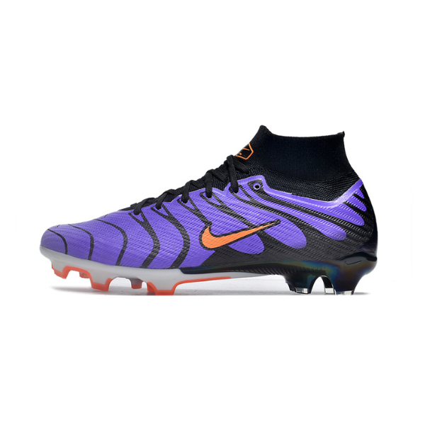 Nike Zoom Mercurial Superfly 9 Air Max Plus Black and Red Firm Ground FG Kids Football Boot