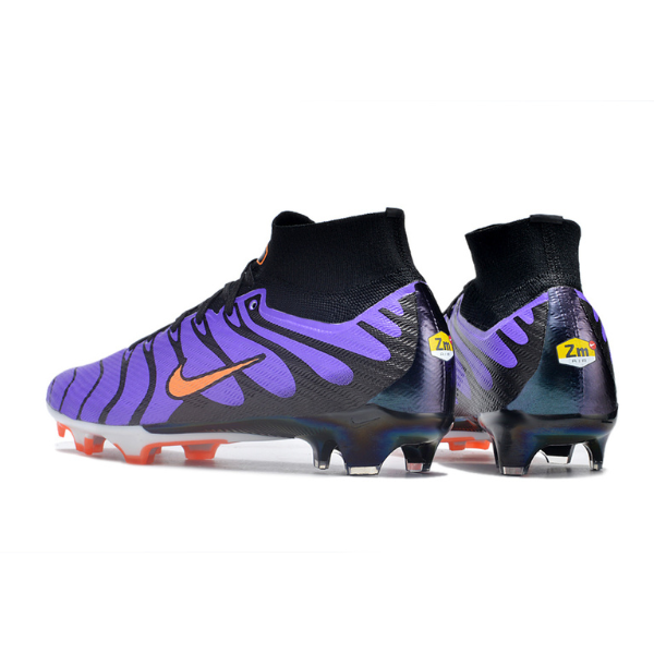Nike Zoom Mercurial Superfly 9 Air Max Plus Black and Red Firm Ground FG Kids Football Boot
