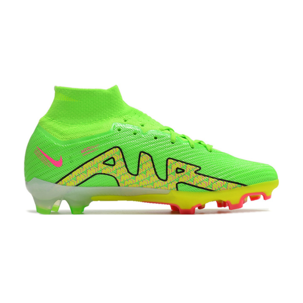 Nike Zoom Mercurial Superfly 9 Elite Green Firm Ground FG Kids Football Boot
