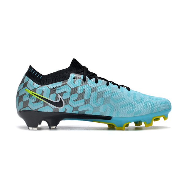 Nike Zoom Mercurial Vapor 15 Elite Light Blue and Black Firm Ground FG Kids Football Boot