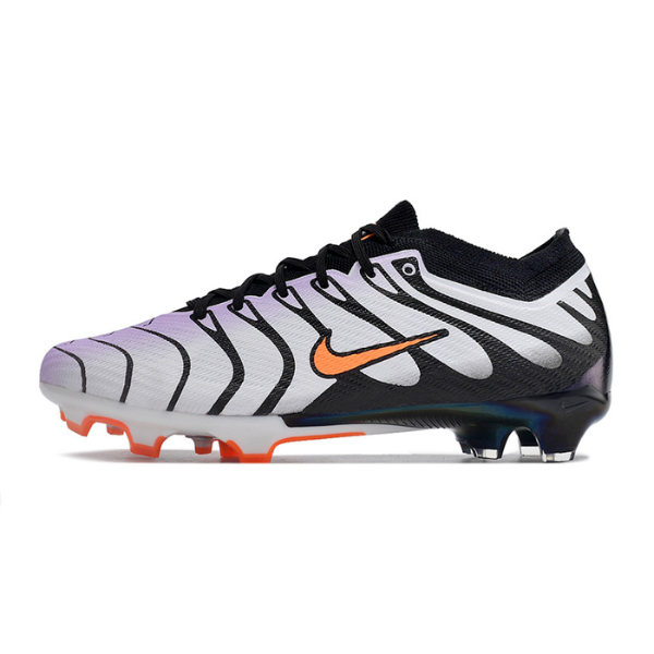 Nike Zoom Mercurial Vapor 15 Elite Gray and Black Firm Ground FG Kids Football Boot