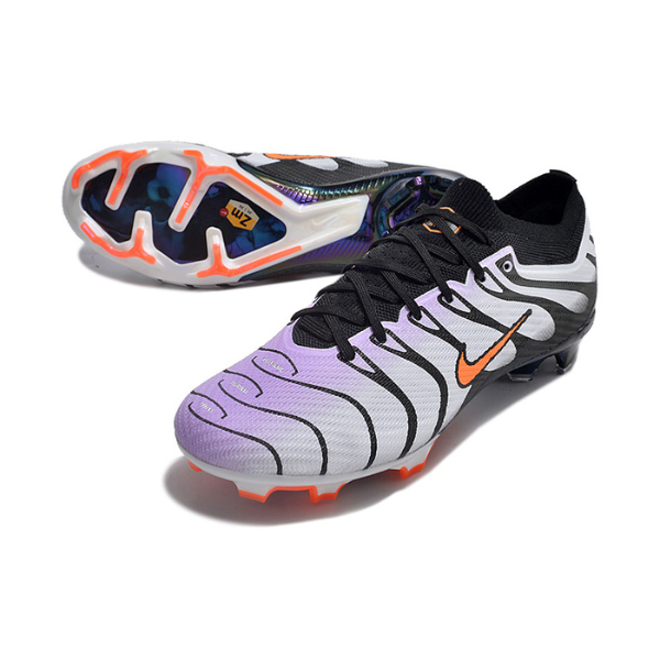 Nike Zoom Mercurial Vapor 15 Elite Gray and Black Firm Ground FG Kids Football Boot