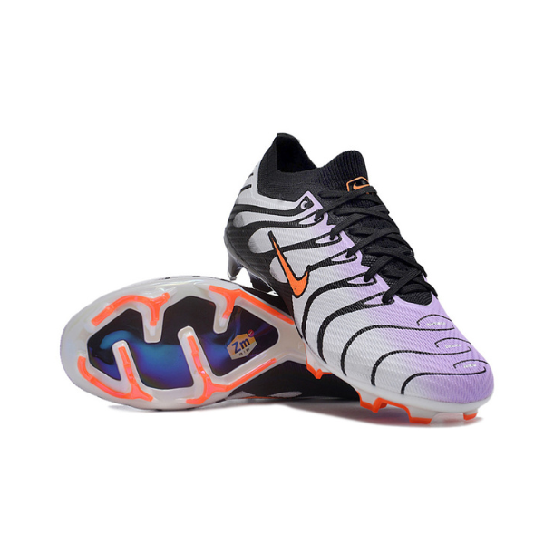 Nike Zoom Mercurial Vapor 15 Elite Gray and Black Firm Ground FG Kids Football Boot