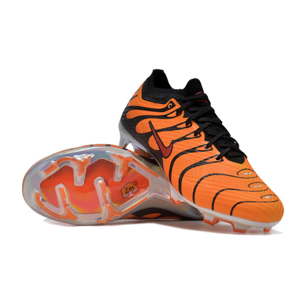 Nike Zoom Mercurial Vapor 15 Air Max Plus Red and Green Firm Ground FG Kids Football Boot