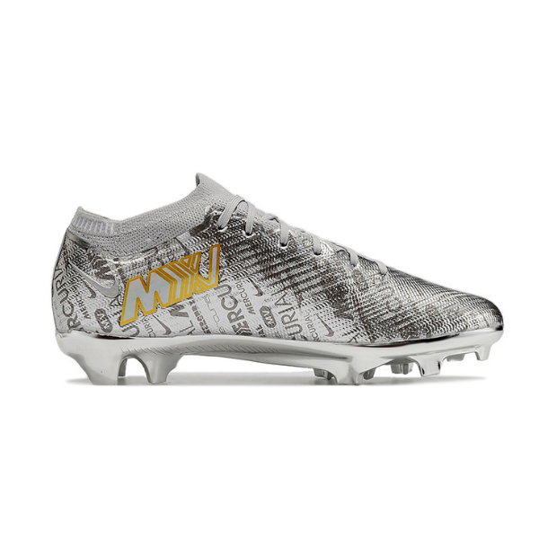 Nike Zoom Mercurial Vapor 15 Elite 25th Anniversary White and Black Firm Ground FG Kids Football Boot