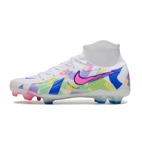 Nike Phantom Luna 2 Elite SolCal Pack Black and Yellow Firm Ground FG Kids Football Boot