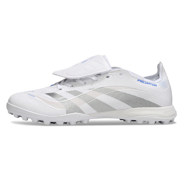 Botas de fútbol Adidas Predator 25 Elite Tongue Polar Victory Pack Turf TF para niños