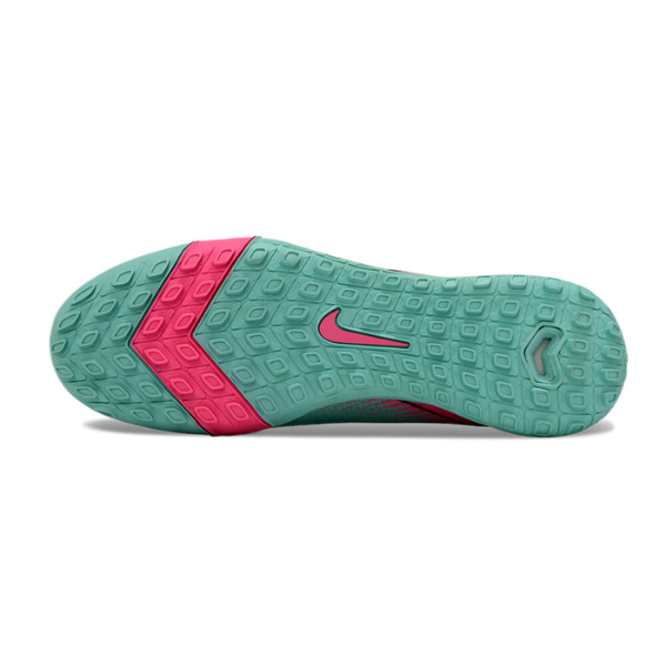 Nike Zoom Mercurial Superfly 10 Elite Kids Light Blue and Pink Turf TF Football Boot