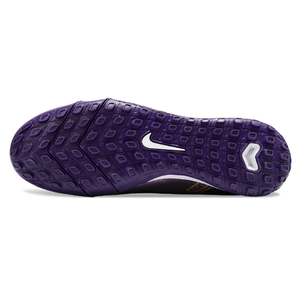 Botas de fútbol Nike Zoom Mercurial Superfly 10 Elite Mbappé Turf TF para niños, color morado