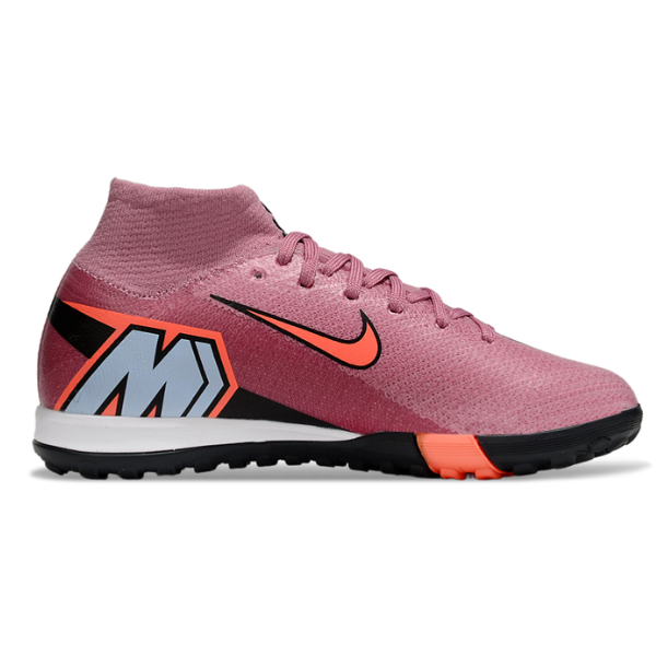 Botas de fútbol Nike Zoom Mercurial Superfly 10 Elite para niños, color rosa claro, para césped artificial (TF)