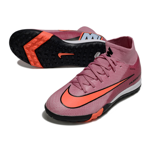 Botas de fútbol Nike Zoom Mercurial Superfly 10 Elite para niños, color rosa claro, para césped artificial (TF)