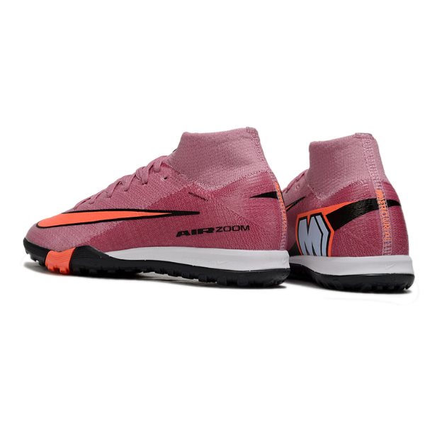Botas de fútbol Nike Zoom Mercurial Superfly 10 Elite para niños, color rosa claro, para césped artificial (TF)