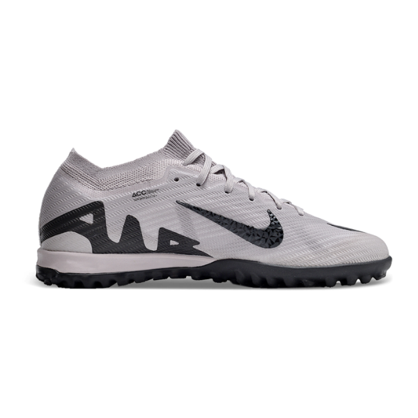 Nike Zoom Mercurial Vapor 15 Elite Gray Turf TF Kids Football Boot