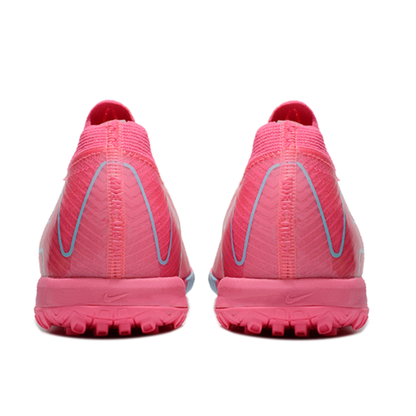 Nike Zoom Mercurial Vapor 16 Elite Pink and Blue Kids Turf TF Football Boot
