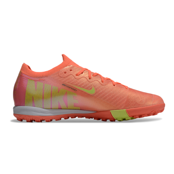 Botas de fútbol Nike Zoom Mercurial Vapor 16 Elite Turf TF para niños, color rojo y amarillo