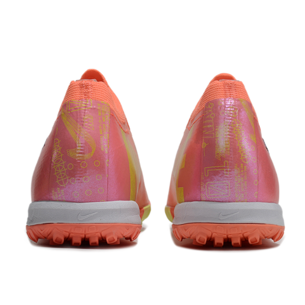 Botas de fútbol Nike Zoom Mercurial Vapor 16 Elite Turf TF para niños, color rojo y amarillo