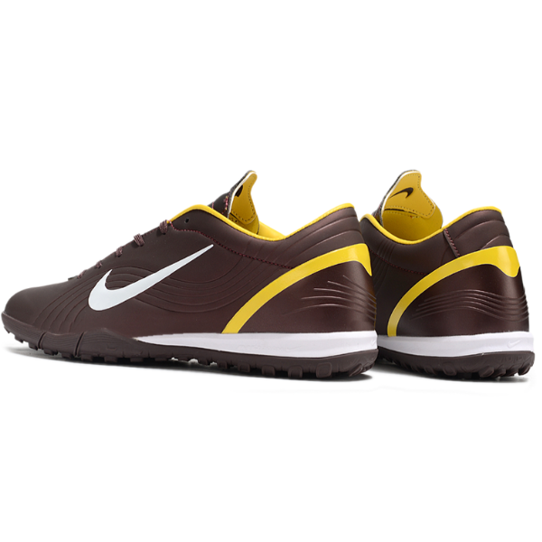 Botas de fútbol Nike Zoom Mercurial Vapor 1 Elite Remake Turf TF para niños, color marrón