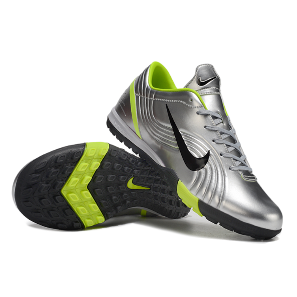 Botas de fútbol Nike Zoom Mercurial Vapor 1 Elite Remake R9 Chrome Pack para niños Turf TF