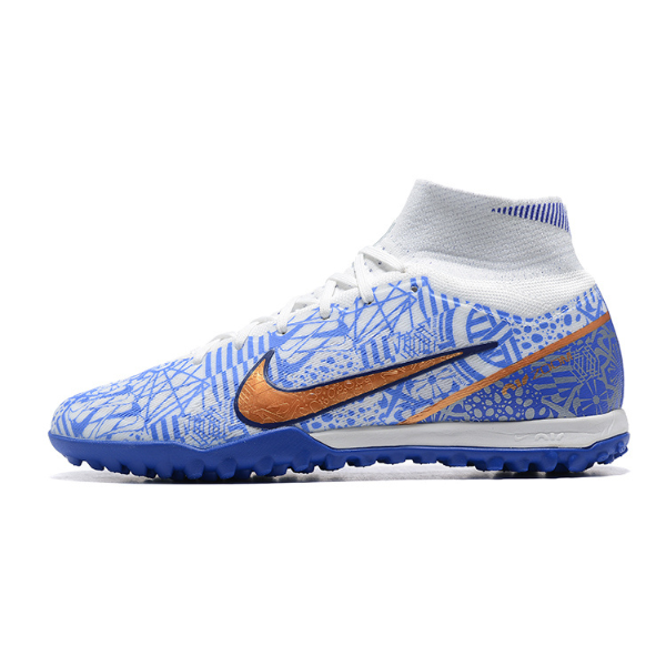 Nike Zoom Mercurial Superfly 9 Elite CR7 Pack Blue Turf TF Kids Football Boot