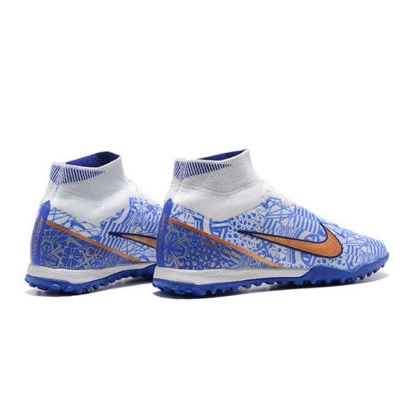 Nike Zoom Mercurial Superfly 9 Elite CR7 Pack Blue Turf TF Kids Football Boot