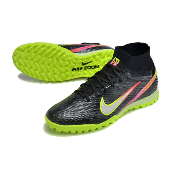Nike Zoom Mercurial Superfly 9 Elite Rashford Black Pack Turf TF Kids Football Boot
