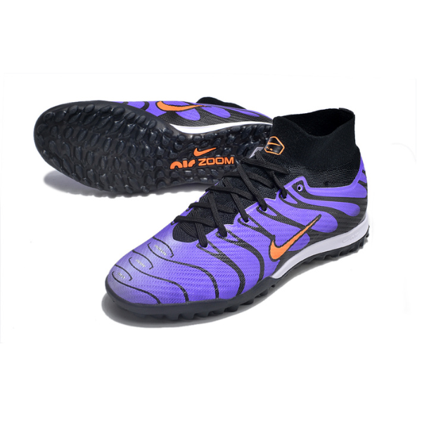 Botas de fútbol Nike Zoom Mercurial Superfly 9 Air Max Plus TN Turf TF para niños