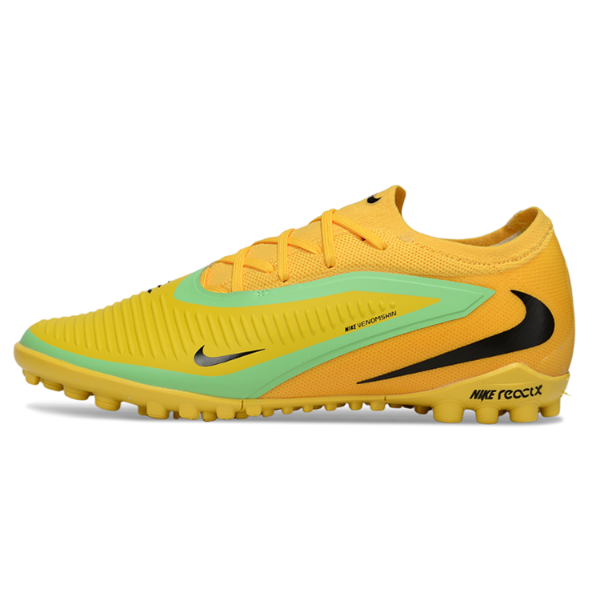 Nike Phantom 6 Pro Kids Yellow and Green Turf TF Football Boot