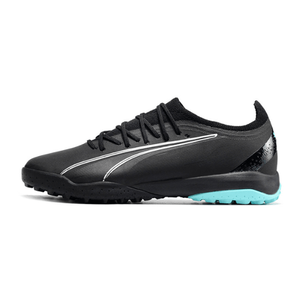 Botas de fútbol Puma Ultra Ultimate Turf TF negras y azules 