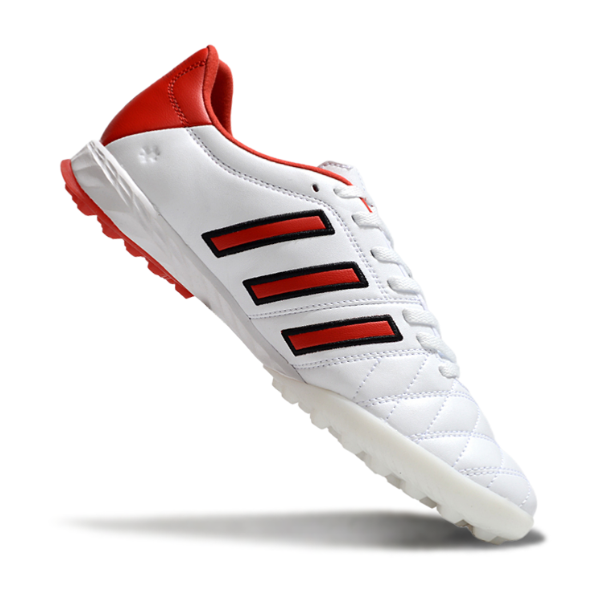Botas de fútbol Adidas Adipure 11Pro Turf TF blancas y rojas