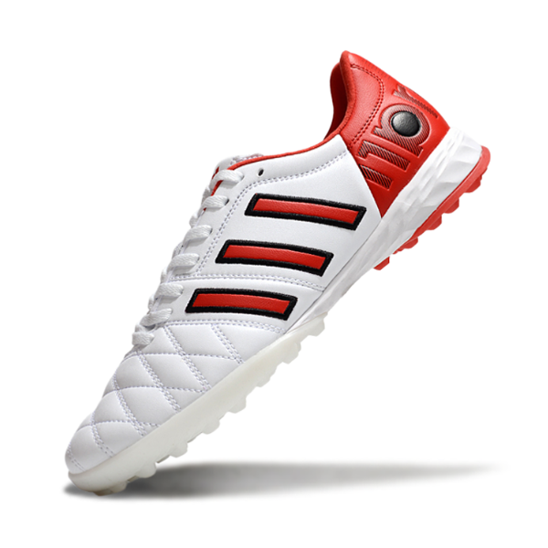 Botas de fútbol Adidas Adipure 11Pro Turf TF blancas y rojas