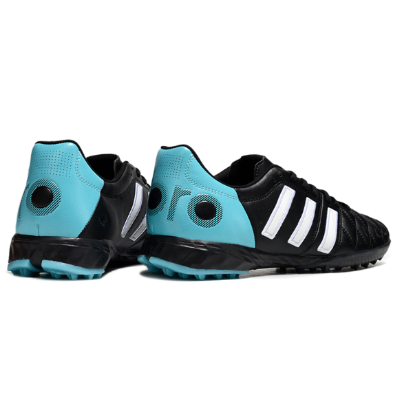 Botas de fútbol Adidas Adipure 11Pro Turf TF negras y azules
