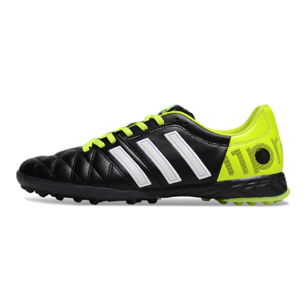 Botas de fútbol Adidas Adipure 11Pro Turf TF negras y verdes