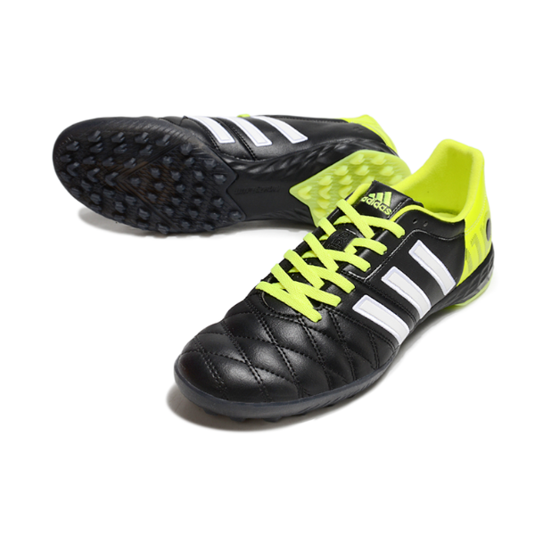 Botas de fútbol Adidas Adipure 11Pro Turf TF negras y verdes