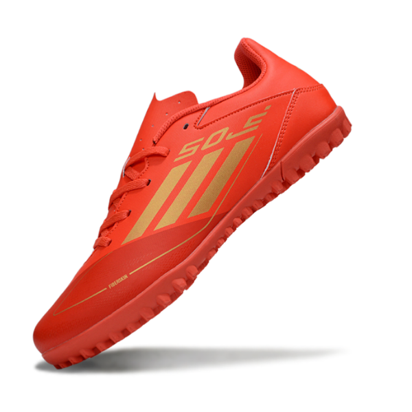 Botas de fútbol Adidas F50 Club Turf TF rojas