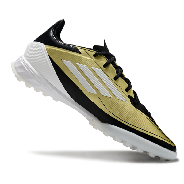 Botas de fútbol Adidas F50 Elite + Messi Triunfo Dourado Pack Turf TF