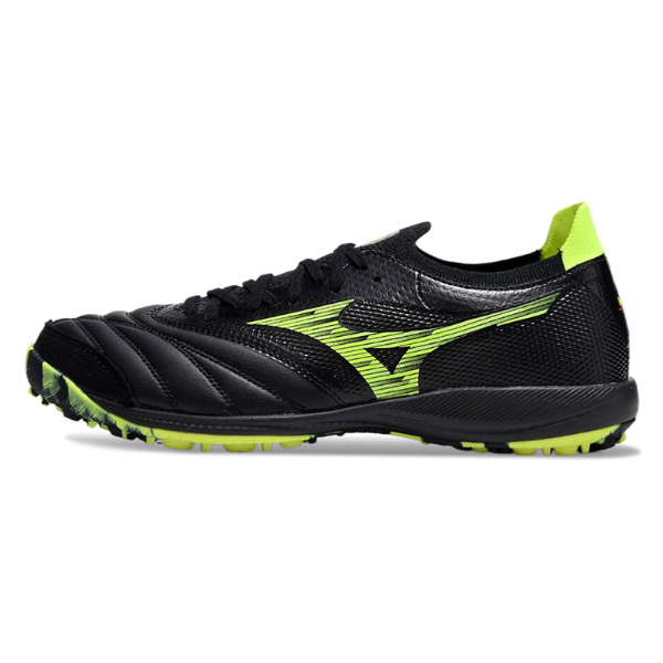Botas de fútbol Mizuno Neo Sala Turf TF negras y verdes claras