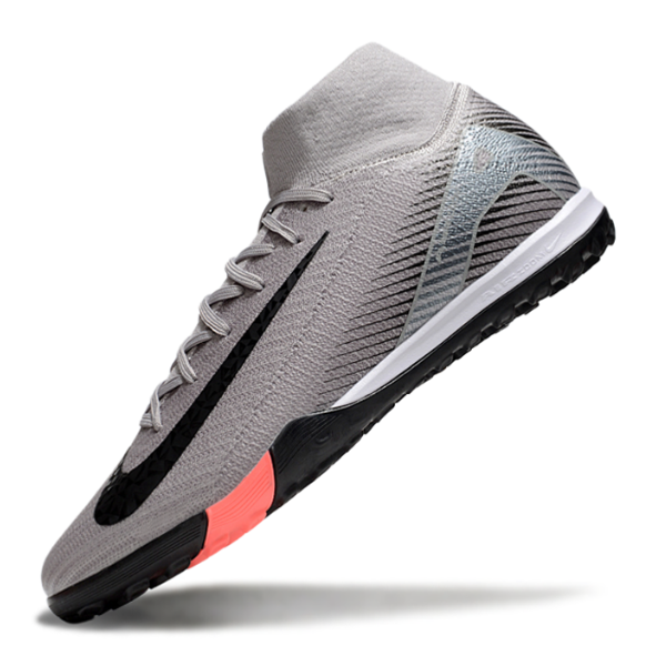 Nike Zoom Mercurial Superfly 10 Elite Gray Turf TF Football Boot