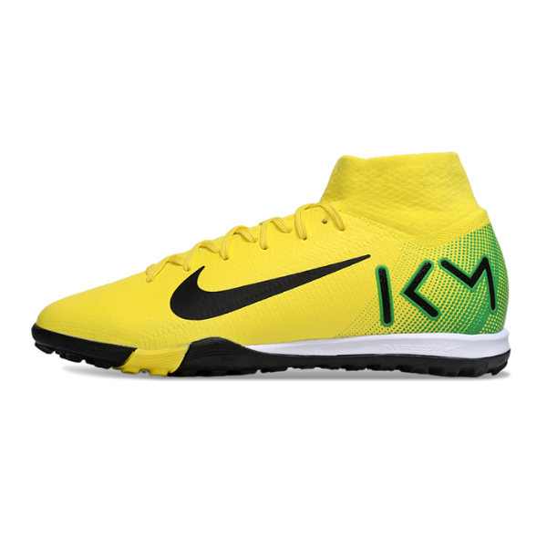 Botas de fútbol Nike Zoom Mercurial Superfly 10 Elite Amarillo Mbappé Pack Turf TF