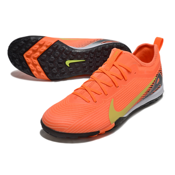 Botas de fútbol Nike Zoom Mercurial Vapor 16 Pro Turf TF naranja y amarillo