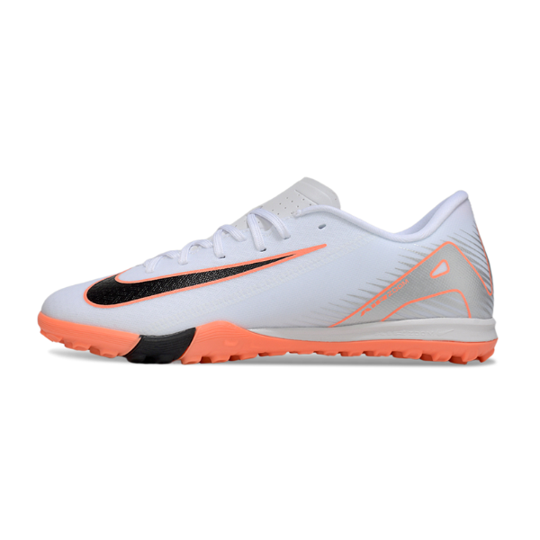 Nike Zoom Mercurial Vapor 16 Academy White and Orange Turf TF Football Boot 