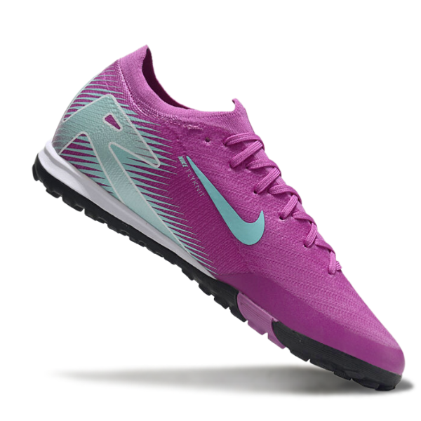 Nike Zoom Mercurial Vapor 16 Elite Purple and Light Blue Turf TF Football Boot