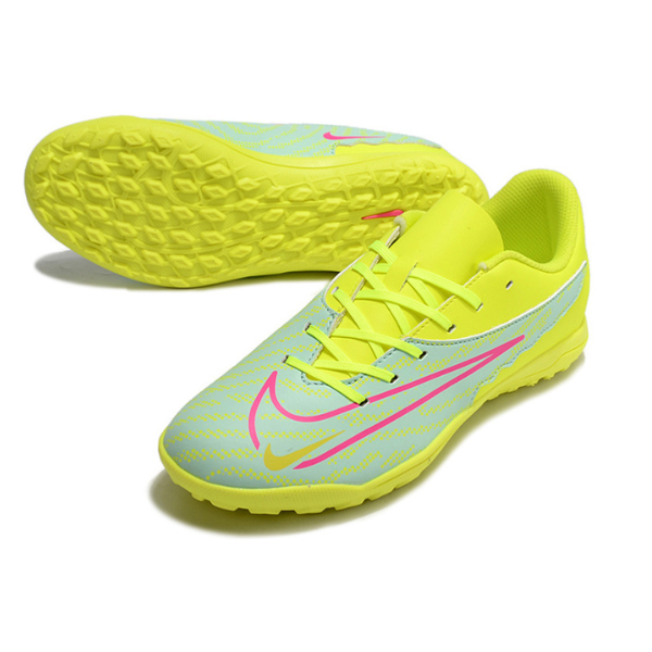 Nike Phantom GX Academy Yellow Green and Pink Turf TF Football Boot